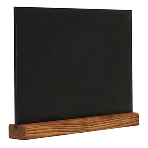 Europel 356267 krijtbord / tafelmodel / A4 / natuurlijke afwerking