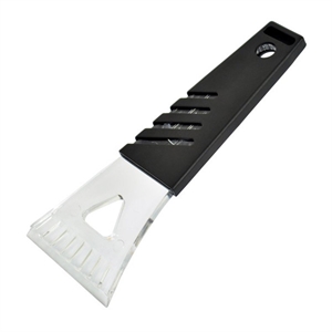 Carpoint ijskrabber / plexi / zwart