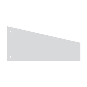Kangaro scheidingsstrook trapezium / grijs / 240 x 105 / 60mm / 100 stuks