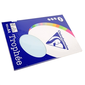 Clairefontaine papier / azuurblauw / A4 / 80 gr. / 100 vel