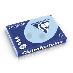 Clairefontaine papier / blauw / A3 / 80 gr. / 500 vel