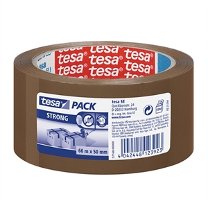 Tesa verpakkingstape / bruin / 50mm x 66m / 1 rol