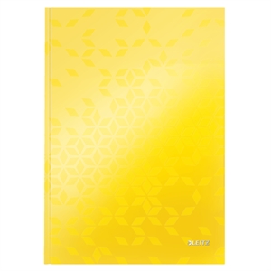 Leitz 46251016 WOW schrijfblok / A4 / gelinieerd / geel / 90 gr. / 80 vel