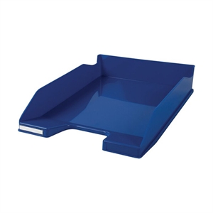 Exacompta 113204D Bee Blue brievenbak / A4+ / polystyreen / marineblauw / 6 stuks