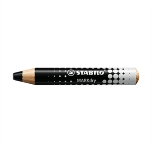 Stabilo Markdry droge tekstmarker / zwart