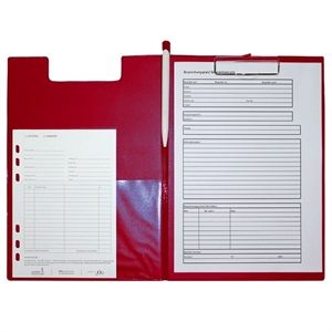 Maul klembord / A4 / met omslag / rood