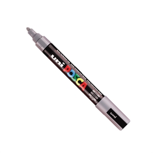 POSCA PC-5M verfmarker / leisteengrijs / ronde punt / 1,8 - 2,5 mm