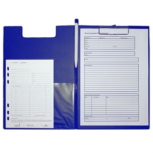 Maul klembord / A4 / met omslag / blauw