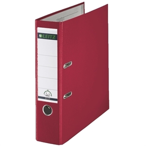 Leitz 1010 ordner / A4 / plastic / rood / 80 mm