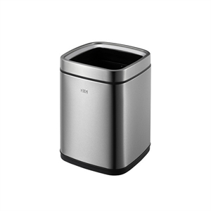 EKO Laguna afvalbak / mat RVS / 9 liter