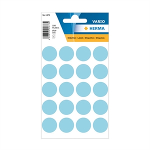 Herma 1873 markeringspunten / 19 mm / blauw / 100 etiketten