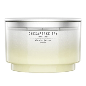Chesapeake Bay Geurkaars / Golden Waves / 3-wick / Large Jar / 411 gram