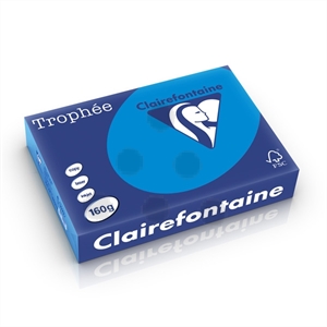 Clairefontaine papier / caraïbenblauw / A4 / 160 gr. / 250 vel
