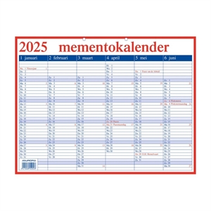 Aurora Memento 20 wandkalender / 42 x 33 cm / 2-gaats / 2026
