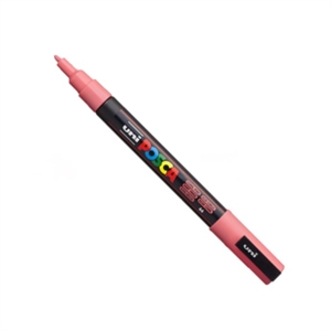 POSCA PC-3M verfmarker / koraal / ronde punt / 0,9 - 1,3 mm