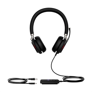 Yealink UH38 Dual Teams bekabelde headset / USB / zwart