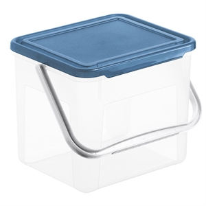 Rotho waspoederbox / met hengsel / blauw / 3 kg