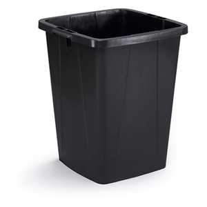 Durable 1800505221 DURABIN ECO afvalcontainer / zwart / 90 liter