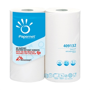 Papernet P409132 keukenrol / 2-laags / 2 rollen / 48 vel