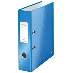 Leitz 180 WOW ordner / A4 / karton / blauw metallic / 80 mm