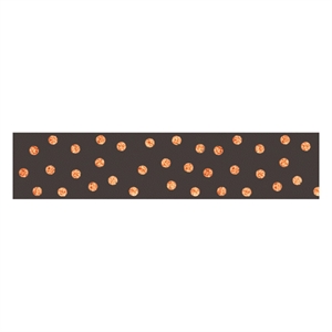 Folia washi tape / koperen stippen / 5 meter / 1 stuk