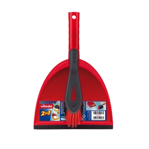 Vileda stoffer en blik / rood
