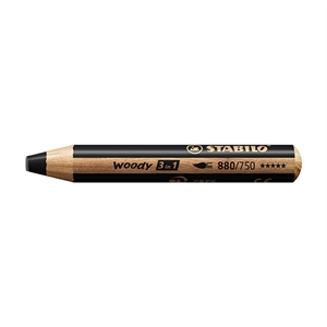 Stabilo Woody 3in1 kleurpotlood / zwart