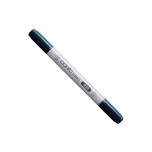 Copic Ciao B-39 marker / Prussian Blue / penseel/beitel