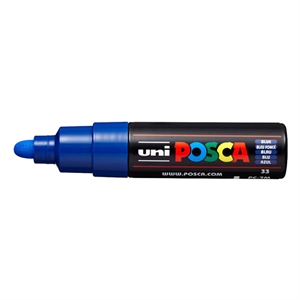 POSCA PC-7M verfmarker / donkerblauw / ronde punt / 4,5 - 5,5 mm