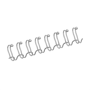 Fellowes 54450 draadrug / A4 / metaal / zilver / tot 35 vel / 100 stuks
