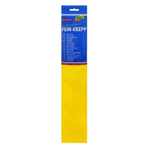 Folia crêpepapier / 250 x 50 cm / geel