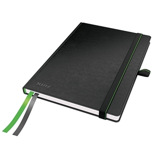 Leitz 4478 complete schrijfblok / A5 / gelinieerd / zwart / 96gr. / 80 vel