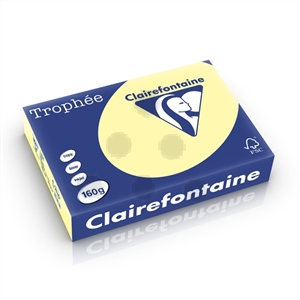 Clairefontaine papier / geel / A4 / 160 gr. / 250 vel