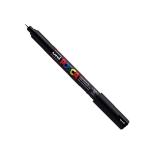 POSCA PC-1MR verfmarker / zwart / ronde punt / 0,7 mm