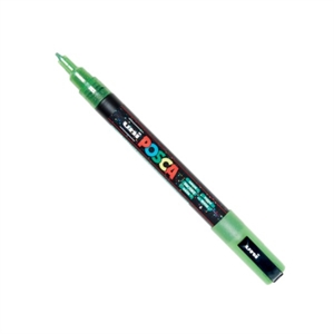 POSCA PC-3ML verfmarker / glitter donkergroen / ronde punt / 0,9 - 1,3 mm