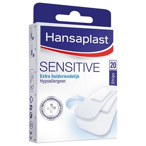 Hansaplast pleisters / Sensitive / 20 strips