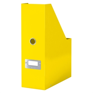 Leitz 6047 WOW tijdschriftencassette / PP gelamineerd hardboard / geel
