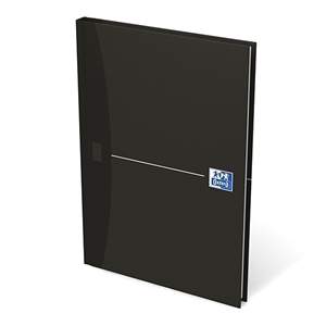 Oxford 100100745 Smart Black gebonden boek / A5 / gelinieerd / karton / zwart / 96 vel