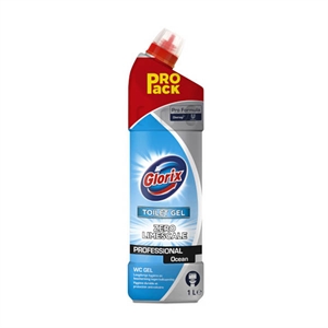 Glorix Pro Formula toiletreiniger gel / zonder bleek / Ocean / 1 liter