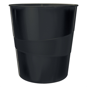 Leitz Recycle papiermand / gerecycled PP / zwart / 15 liter