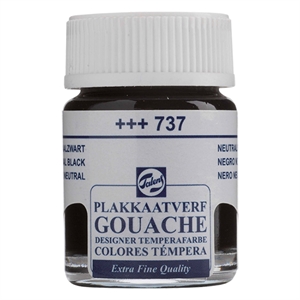 Royal Talens 407269 gouache / extra fijn / neutraalzwart / 16 ml