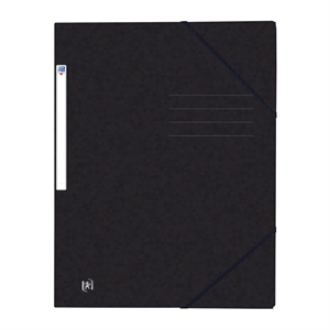 Oxford 400116306 Top File+ elastomap / A4 / karton / zwart / 200 vel