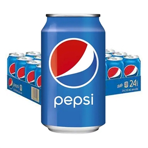 Pepsi Regular blikjes / 33 cl / 24 stuks