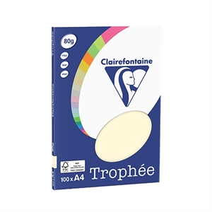 Clairefontaine papier / crème / A4 / 80 gr. / 100 vel