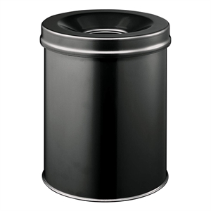 Durable SAFE vuilnisbak / metaal / zwart / 15 liter