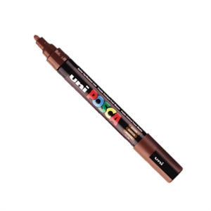 POSCA PC-5M verfmarker / zwart / ronde punt / 1,8 - 2,5 mm