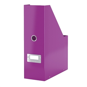Leitz 6047 WOW tijdschriftencassette / PP gelamineerd hardboard / paars