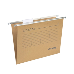 Atlanta Economy verticale hangmap / voor Folio / V-bodem / bruin / 50 stuks