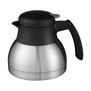 Douwe Egberts thermoskan / RVS / 0,9 liter / zwart
