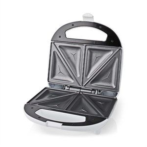 Nedis tosti ijzer / wit / 700 Watt